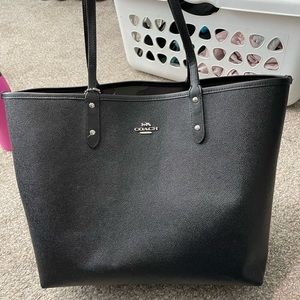 Coach City Tote with reversible camo interior
